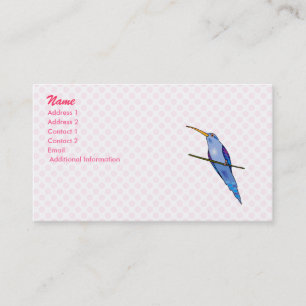 Harriot Hummingbird Visitekaartje