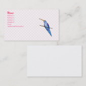 Harriot Hummingbird Visitekaartje (Voorkant / Achterkant)