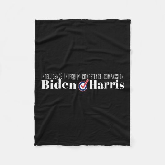 Harris 2020 Campagne Verkiezing Koopwaar Gift Fleece Deken (Voorkant)
