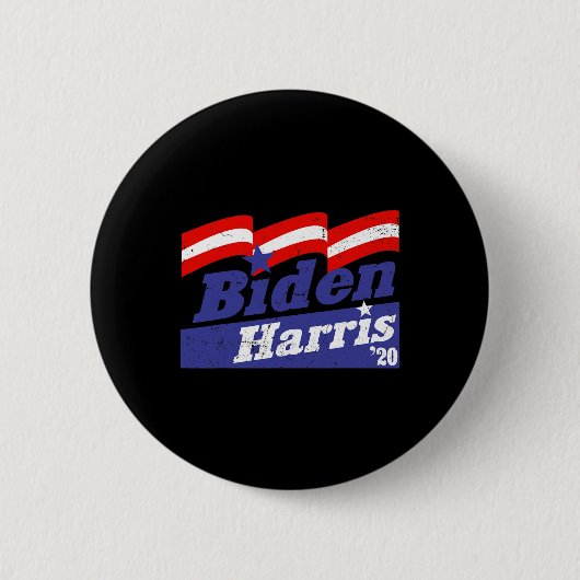Harris 2020 President Vice Pres gestresst Joe Kam Ronde Button 5,7 Cm (Voorkant)