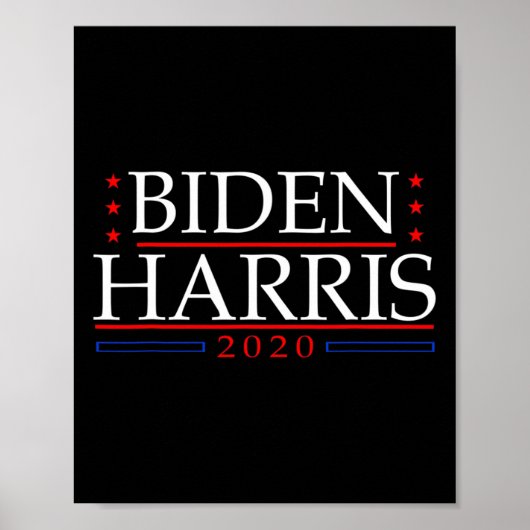 Harris 2020 Verkiezing Amerikaans President Poster (Voorkant)