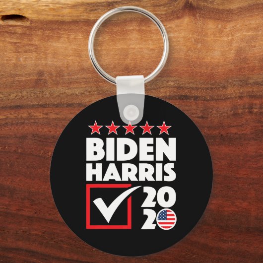 Harris 2020 Verkiezing Democratische Partij Politi Sleutelhanger (Voorkant)