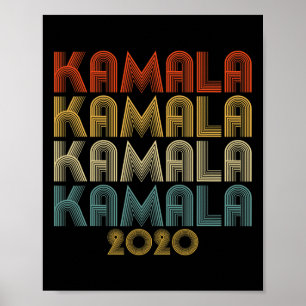 Harris 2020 Verkiezing Retro jaren '60 jaren '70 Poster