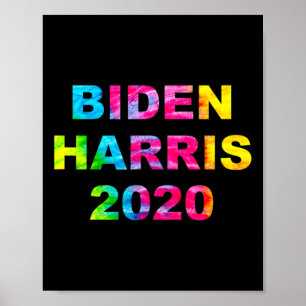 Harris 2020 Verkiezingstijl Dye  Hippie Poster