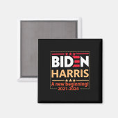Harris 2021-2024 Een nieuw begin Magneet (Voorkant / Achterkant)