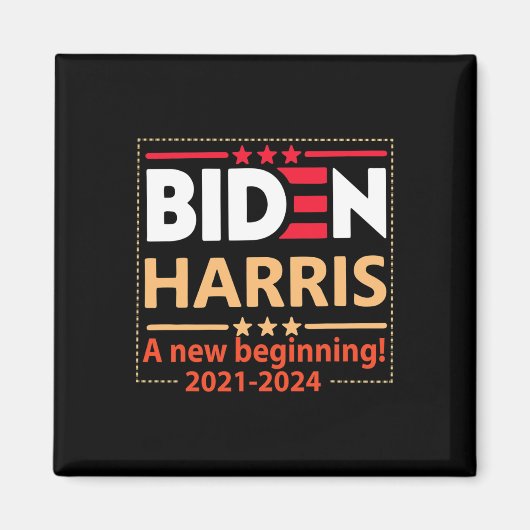 Harris 2021-2024 Een nieuw begin Magneet (Voorkant)