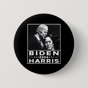 Harris 2024 47e President Verkiezing Joe Biden Kam Ronde Button 5,7 Cm