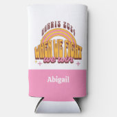 Harris 2024 als we vechten we winnen seltzer blikjeskoeler (Voorkant)