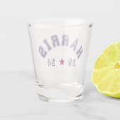 Harris 2024 Atletische woordkunst Shot Glas (Achterkant)