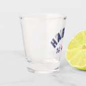 Harris 2024 Atletische woordkunst Shot Glas (Links)