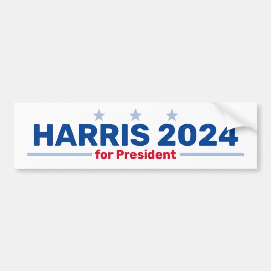 Harris 2024 bumpersticker (Voorkant)