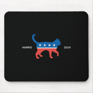 Harris 2024 Democraat Cat - Stem op Kamala Wheimer Muismat