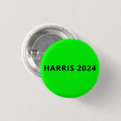 Harris 2024 eenvoudige moderne aangepaste tekst br ronde button 3,2 cm (Voorkant /achterkant)