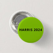 Harris 2024 eenvoudige moderne aangepaste tekst br ronde button 3,2 cm (Voorkant /achterkant)