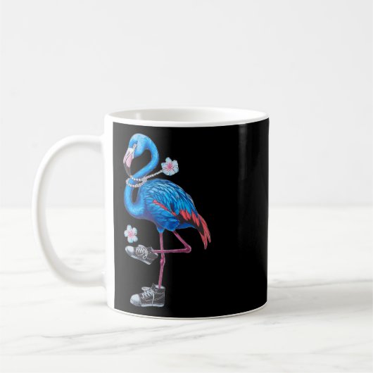 Harris 2024 Flamingo Trendy Retro Stijl met Sneak Koffiemok (Links)
