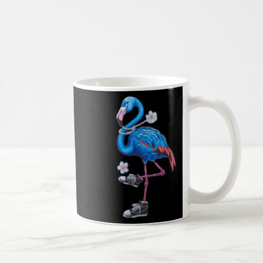 Harris 2024 Flamingo Trendy Retro Stijl met Sneak Koffiemok (Rechts)
