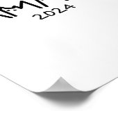 Harris 2024 Grappig Schattige Kinderloze Kattendam Poster (Hoek)