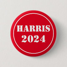 Harris 2024 Helder Blauw & Wit