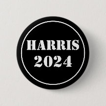 Harris 2024 Helder Blauw & Wit