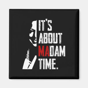 Harris 2024 Het gaat om Madam Time President Elect Magneet