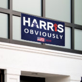 Harris 2024 - Kamala Harris Spandoek (Buitenkant Gebouw)