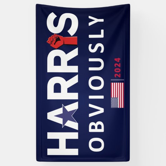 Harris 2024 - Kamala Harris Spandoek (Verticaal)