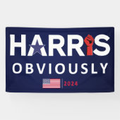 Harris 2024 - Kamala Harris Spandoek (Horizontaal)