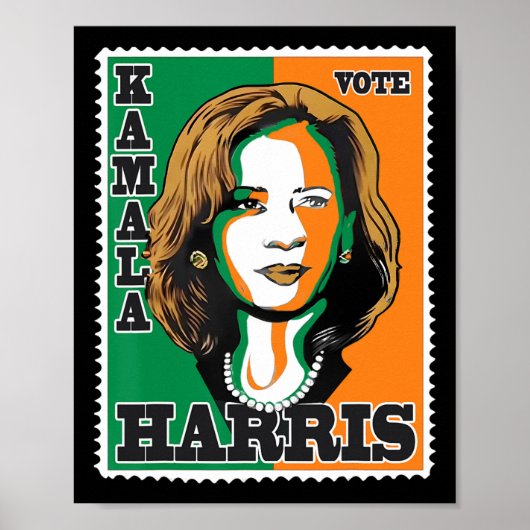 Harris 2024 Kamala voor President 1 Poster (Voorkant)