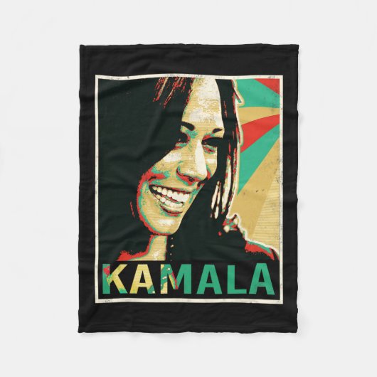 Harris 2024 Kamala voor President Fleece Deken (Voorkant)