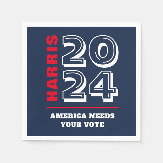 Harris 2024 Liberal Democratic Election Rally Stem Servet (Voorkant)