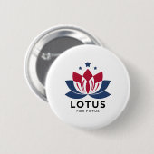 Harris 2024 Lotus voor Potus President Trend Elect Ronde Button 5,7 Cm (Voorkant /achterkant)