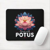 Harris 2024 Lotus voor Potus Trending President Muismat (Met muis)