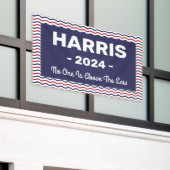 Harris 2024 - Niemand staat boven de wet Spandoek (Buitenkant Gebouw)