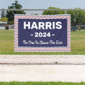 Harris 2024 - Niemand staat boven de wet Spandoek (Insitu)