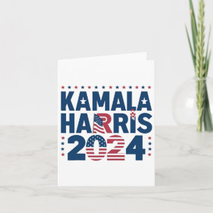 Harris 2024 Politieke Patriottische Verklaring Dem Kaart