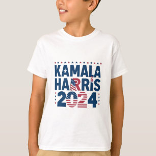 Harris 2024 Politieke Patriottische Verklaring Dem T-shirt