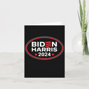 Harris 2024 President Amerikaanse vlag Joe Biden K Kaart