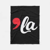 Harris 2024 President Comma La Funny 1 Fleece Deken (Voorkant)