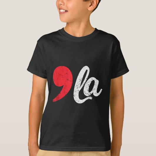 Harris 2024 President Comma La Funny 1 T-shirt (Voorkant)