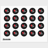 Harris 2024 President Comma La Funny Ronde Sticker (Vel)
