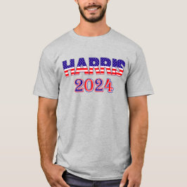 Harris 2024 President Democraat VS Vlag LT Unisex T-shirt