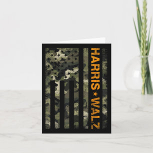 Harris 2024 President USA Camouflage Dudes Walz Wa Kaart