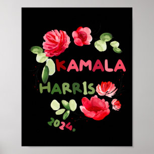 Harris 2024 President Vrouwen Funny America Verkie Poster
