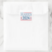 Harris 2024 Presidentiële Verkiezingssticke Vierkante Sticker (Tas)