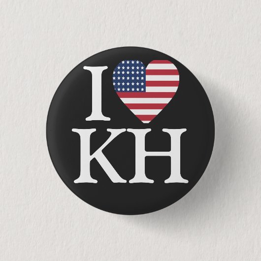 HARRIS 2024 RONDE BUTTON 3,2 CM (Voorkant)