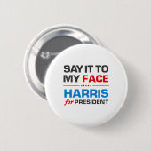 Harris 2024 ronde button 5,7 cm (Voorkant /achterkant)