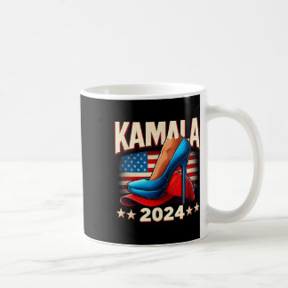 Harris 2024 Schoenen Grafisch voor Verkiezingsdag  Koffiemok