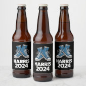 HARRIS 2024 Stem President Kamala Verkiezingssneak Bier Etiket (Flessen)