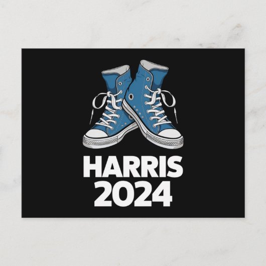 HARRIS 2024 Stem President Kamala Verkiezingssneak Briefkaart (Voorkant)