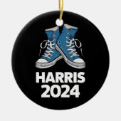 HARRIS 2024 Stem President Kamala Verkiezingssneak Keramisch Ornament (Voorkant)